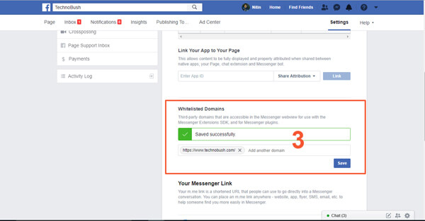 facebook chat widget