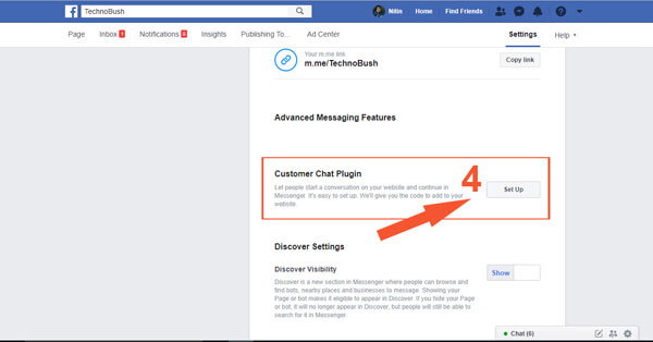 facebook chat widget