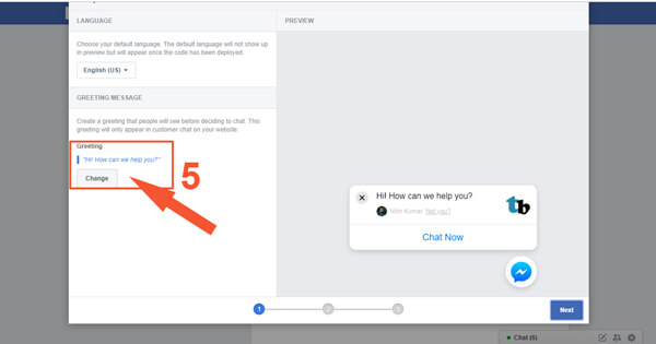 facebook chat widget